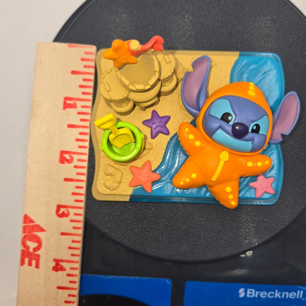 Disney Lilo & Stitch Beach Sandcastle Figurine Starfish Suit Toy Collectible - Picture 3 of 5